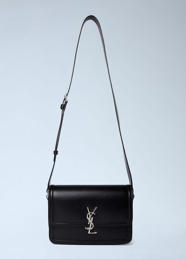 Saint Laurent Solferino Medium Shoulder Bag Black sla0149064
